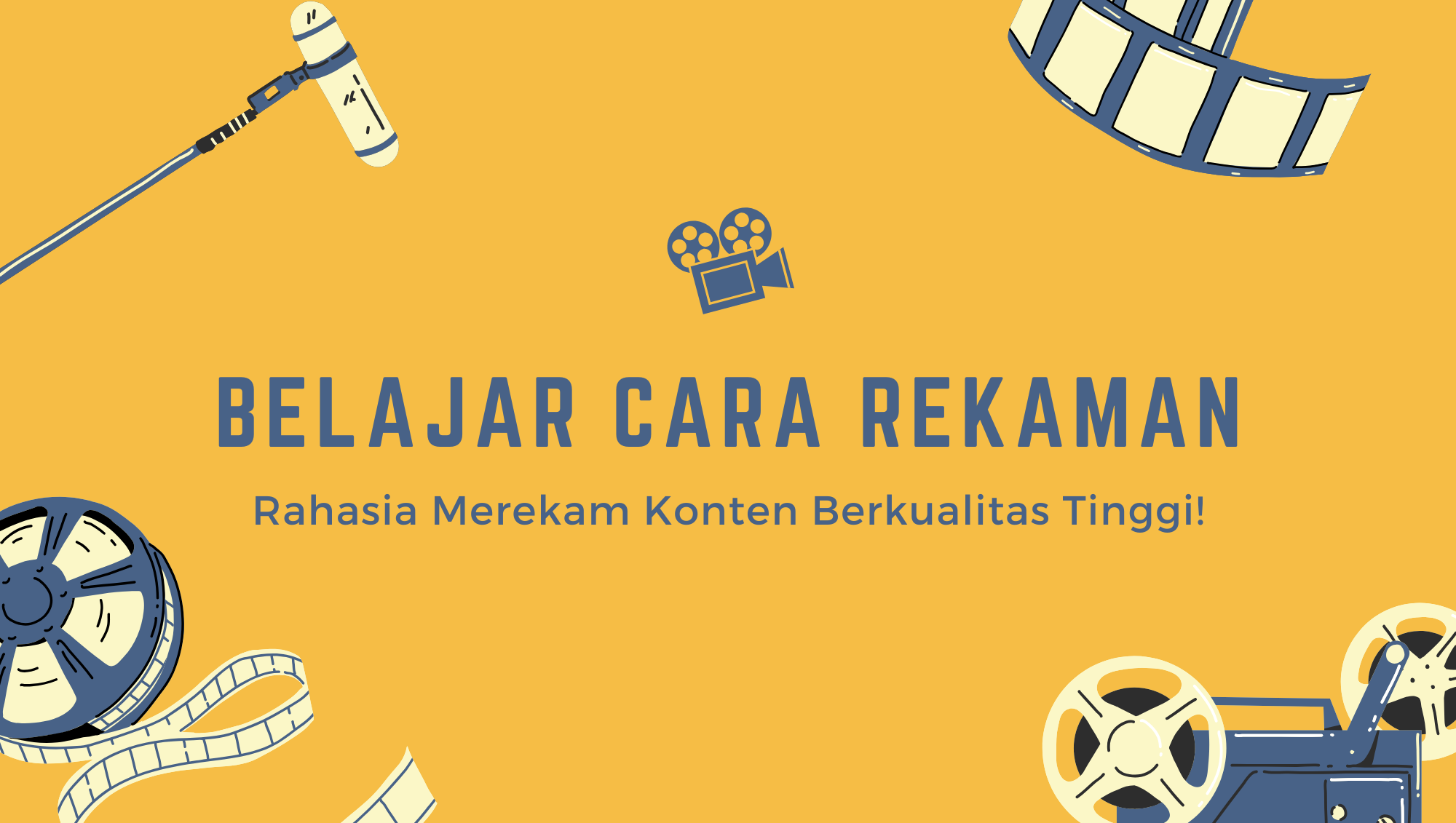 Belajar Cara Rekaman: Rahasia Merekam Konten Berkualitas Tinggi!